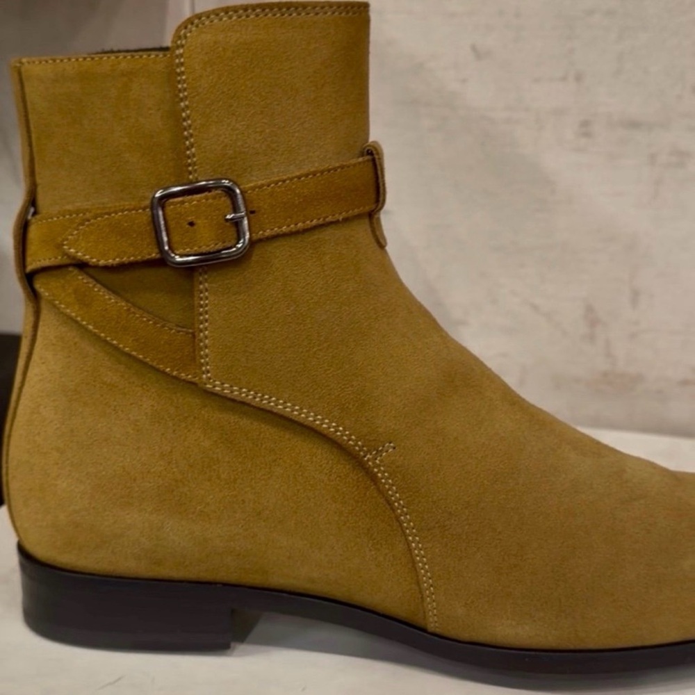 IRO Buckled Tan Ankle Boots